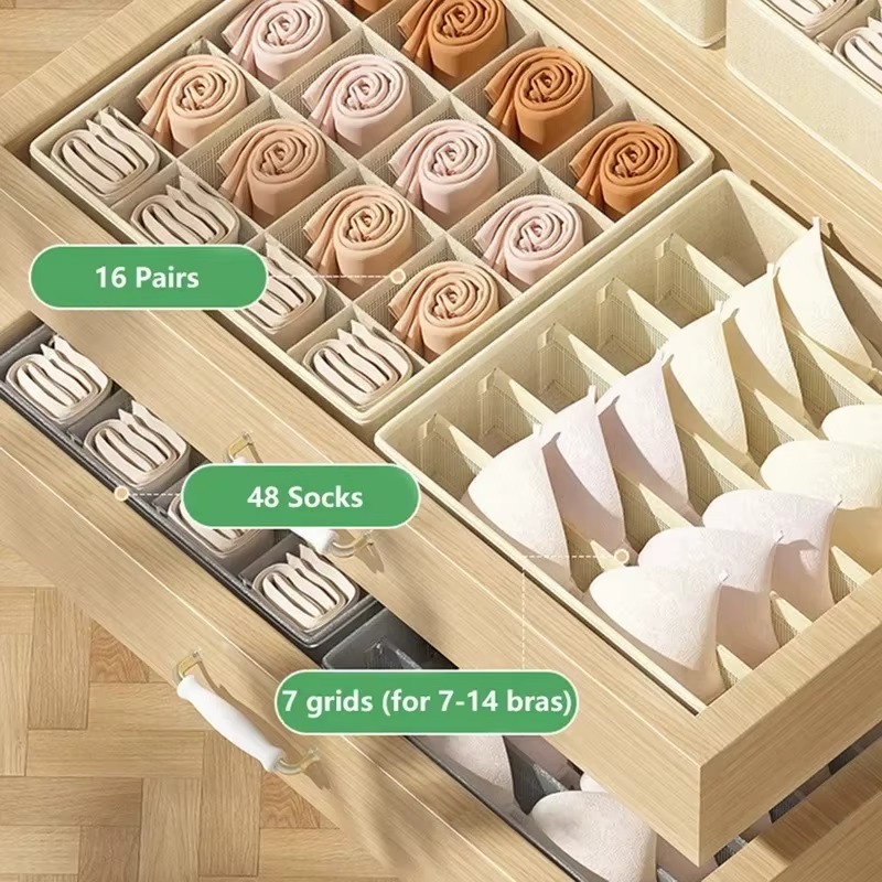 1-2 Buah Kotak Penyimpanan Pak - Sock Organizer Tray ulasan dan harga