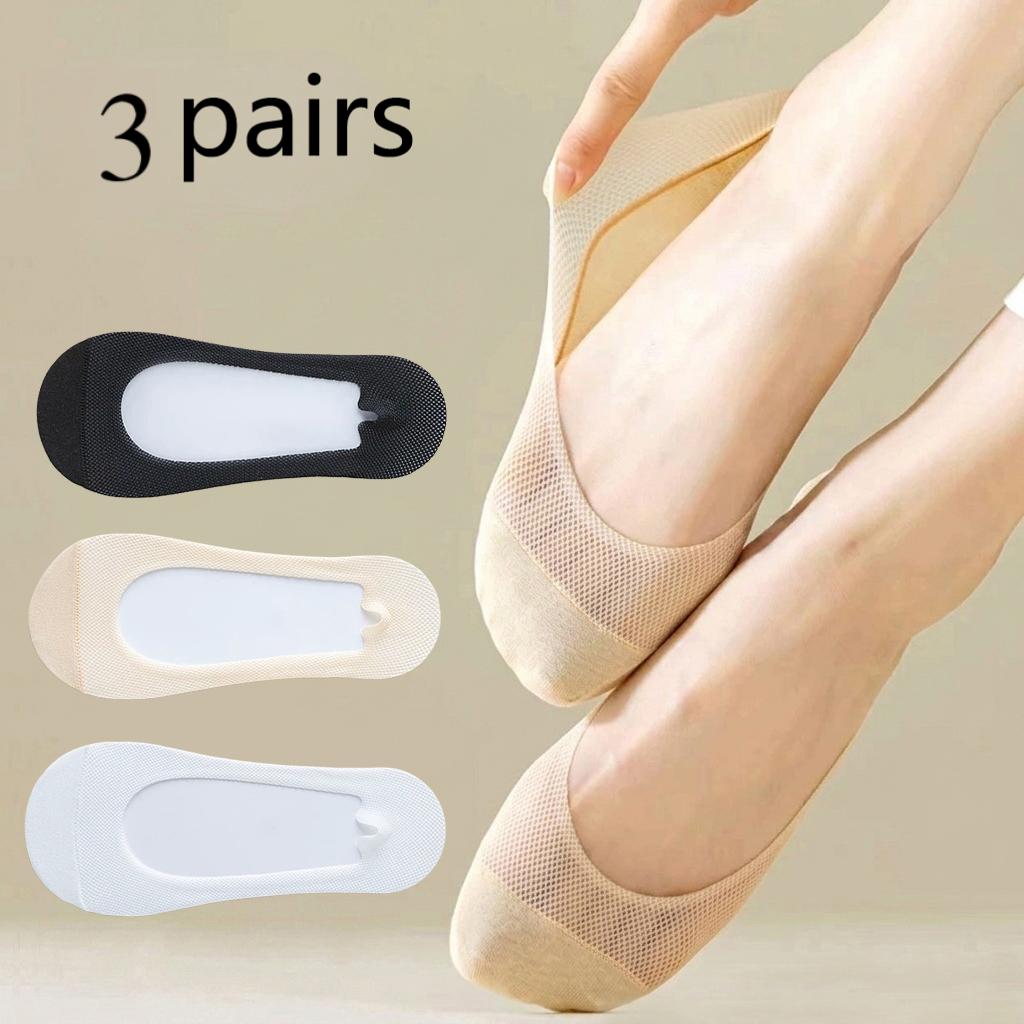 3 Pasang, Kaus Kaki Wanita Tak - Invisibility Sock Loafer ulasan dan harga