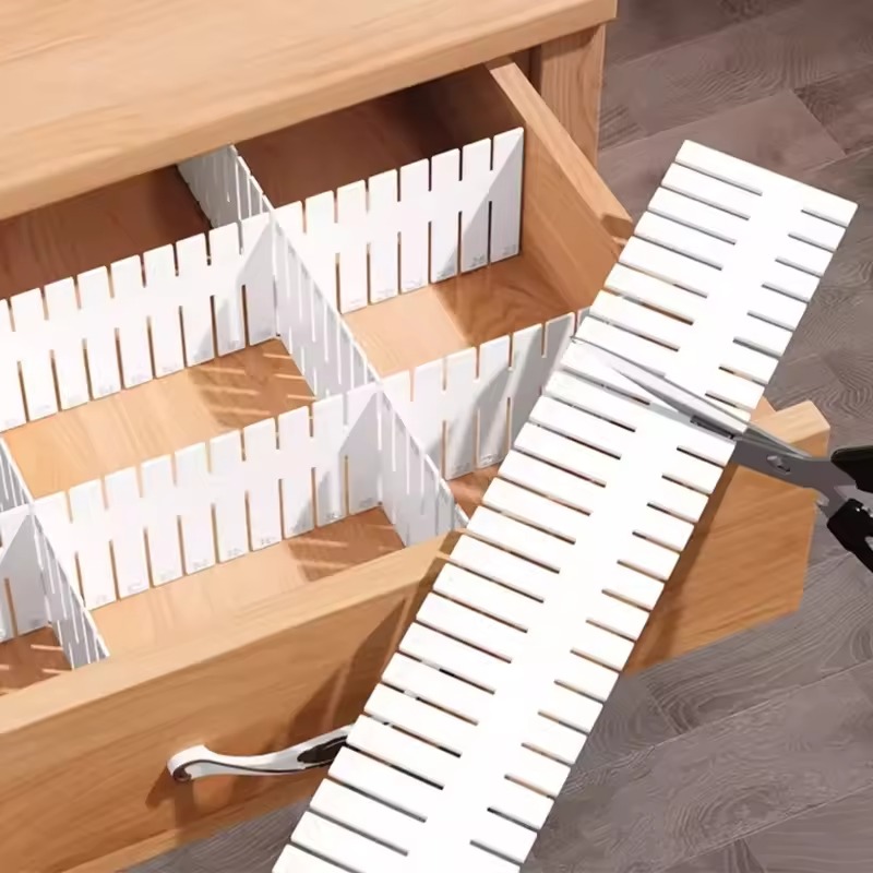 4/8/12PCS Pembagi Laci yang Da - Sock Organizer Tray ulasan dan harga