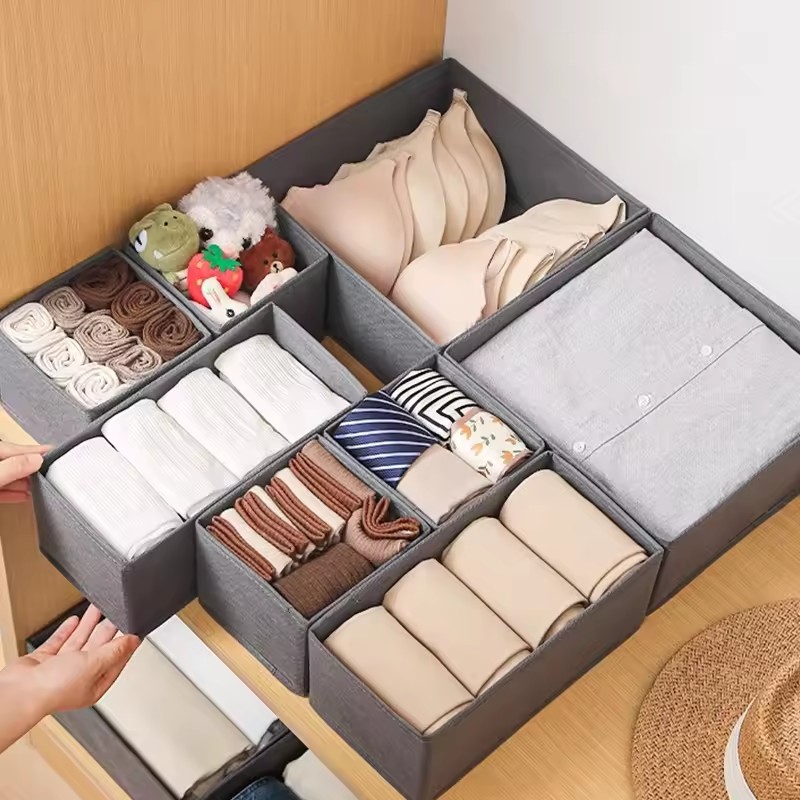 3PC Kotak Penyimpanan Pakaian  - Sock Organizer Tray ulasan dan harga