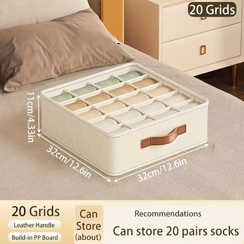 1-5 Buah Organizer Laci Kain u - Sock Organizer Tray ulasan dan harga