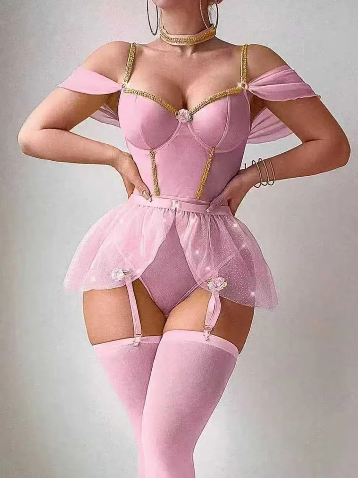Bodysuit Seksi Mengkilap Satu  - Fishnet Stocking Women ulasan dan harga